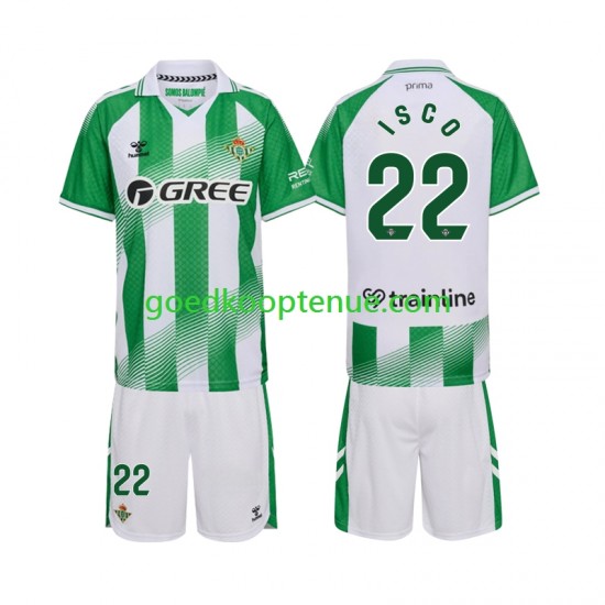 Thuis Tenue van Real Betis Isco 22 Kind 2-13 jaar 2026-27 Korte Mouw