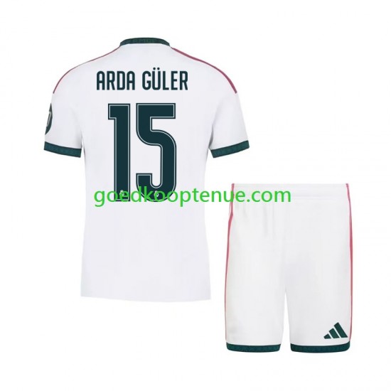 Thuis Tenue van Real Madrid Arda Guler 15 Kind 2-13 jaar 2026-27 Korte Mouw