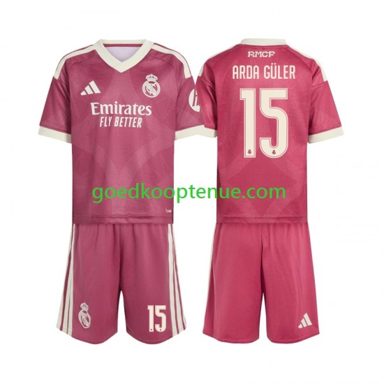 3de Tenue van Real Madrid Arda Guler 15 Kind 2-13 jaar 2026-27 Korte Mouw
