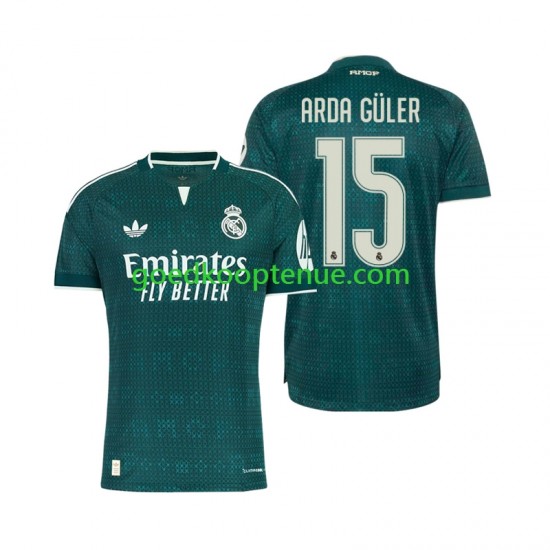 Uit Tenue van Real Madrid Arda Guler 15 Heren 2026-27 Korte Mouw