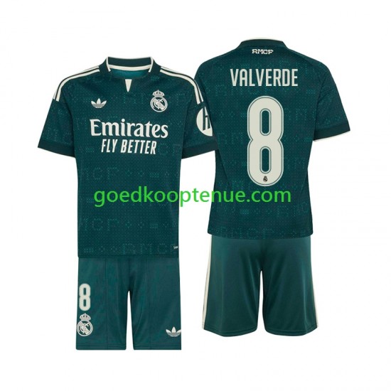 Uit Tenue van Real Madrid Federico Valverde 8 Kind 2-13 jaar 2026-27 Korte Mouw