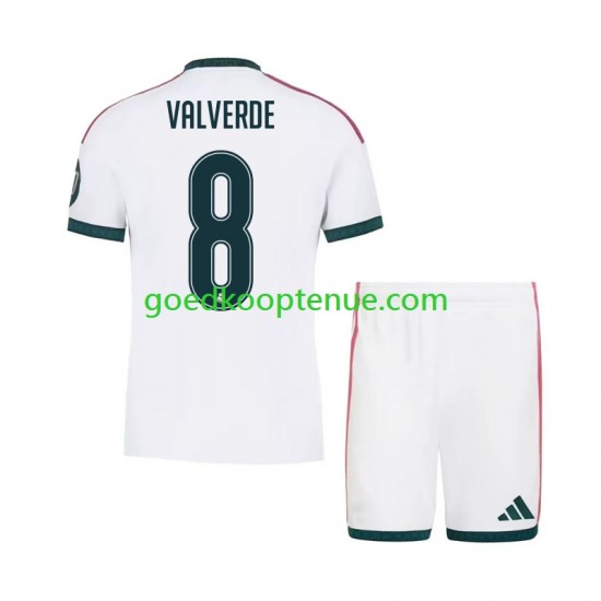 Thuis Tenue van Real Madrid Federico Valverde 8 Kind 2-13 jaar 2026-27 Korte Mouw
