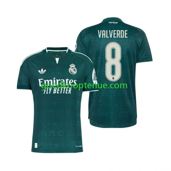 Uit Tenue van Real Madrid Federico Valverde 8 Heren 2026-27 Korte Mouw