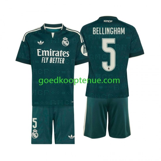 Uit Tenue van Real Madrid Jude Bellingham 5 Kind 2-13 jaar 2026-27 Korte Mouw
