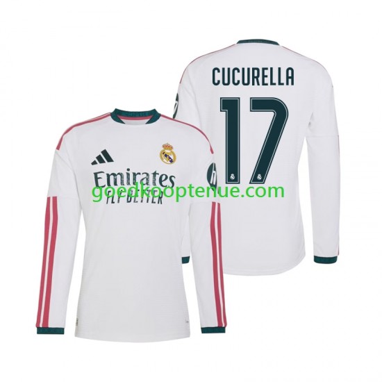 Thuis Tenue van Real Madrid Marc Cucurella 17 Heren 2026-27 Lange Mouw