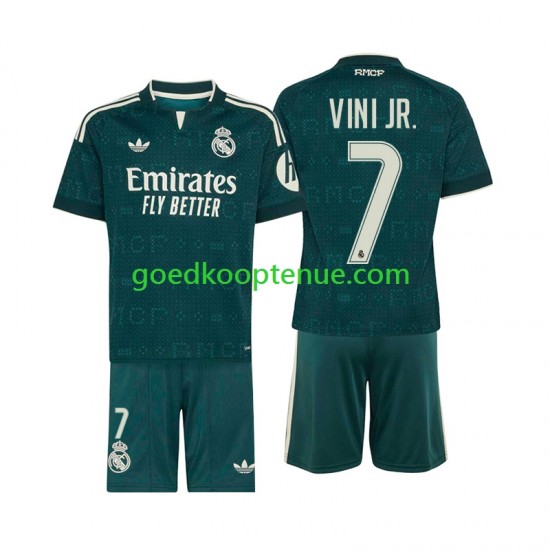Uit Tenue van Real Madrid Vinicius Junior 7 Kind 2-13 jaar 2026-27 Korte Mouw