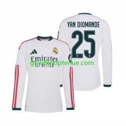 Thuis Tenue van Real Madrid Yan Diomande 25 Heren 2026-27 Lange Mouw
