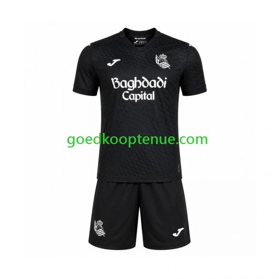 Uit Tenue van Real Sociedad Kind 2-13 jaar 2026-27 Korte Mouw