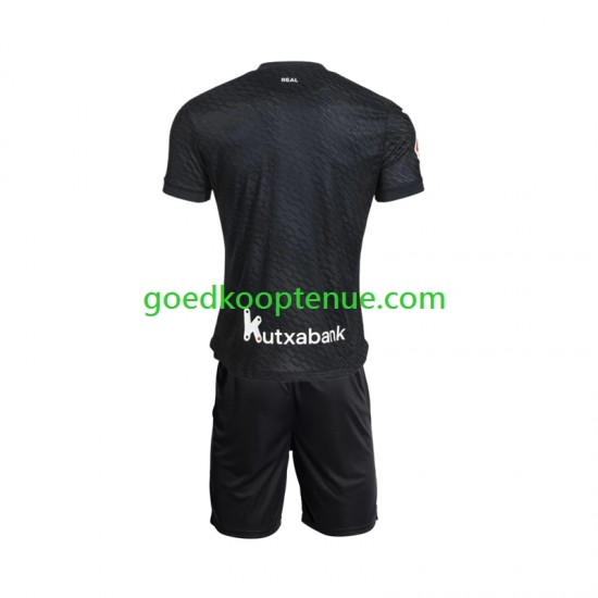 Uit Tenue van Real Sociedad Kind 2-13 jaar 2026-27 Korte Mouw