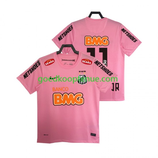 4de Retro Tenue van Santos Neymar JR 11 2012 2013 Heren Korte Mouw