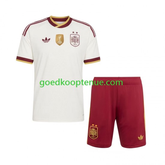 Uit Tenue van Spanje 2-star Kind 2-13 jaar 2026-27 Korte Mouw