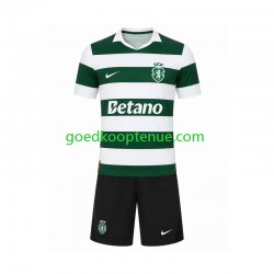 Thuis Tenue van Sporting CP Kind 2-13 jaar 2026-27 Korte Mouw