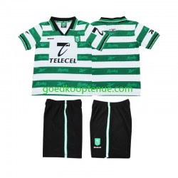 Thuis Retro Tenue van Sporting CP 2000 Kind 2-13 jaar 1999 Korte Mouw