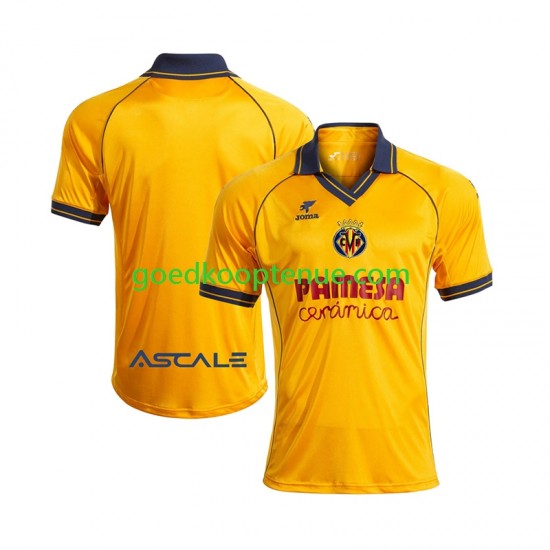 Thuis Retro Tenue van Villarreal CF Heren 2025-26 Korte Mouw