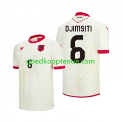 Uit Tenue van Albanië Berat Djimsiti 6 Heren WK 2026 Korte Mouw