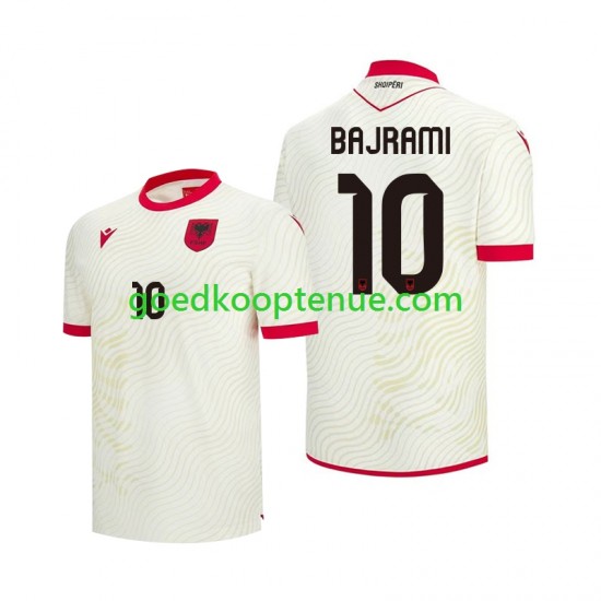 Uit Tenue van Albanië Nedim Bajrami 10 Heren WK 2026 Korte Mouw