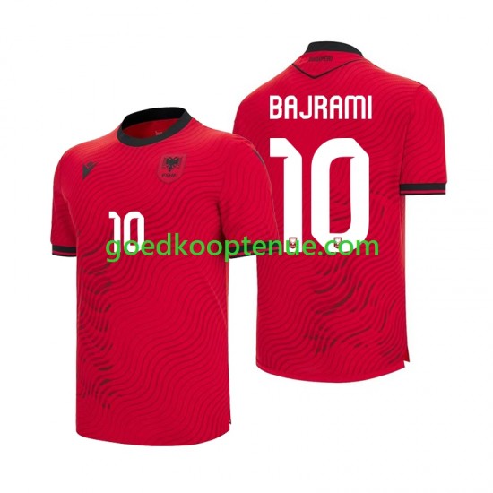 Thuis Tenue van Albanië Nedim Bajrami 10 Heren WK 2026 Korte Mouw