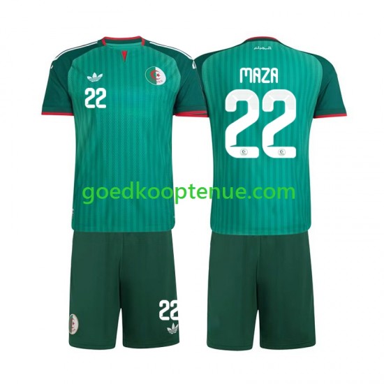 Uit Tenue van Algerije Ibrahim Maza 22 Kind 2-13 jaar 2026 Korte Mouw