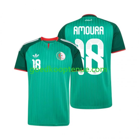 Uit Tenue van Algerije Mohamed Amoura 18 Heren 2026 Korte Mouw