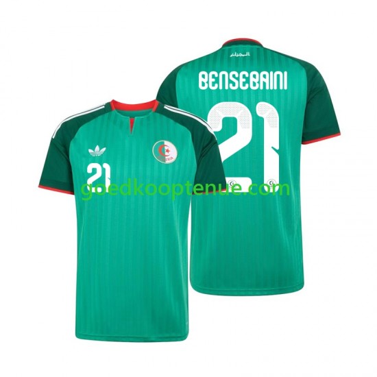 Uit Tenue van Algerije Ramy Bensebaini 21 Heren 2026 Korte Mouw