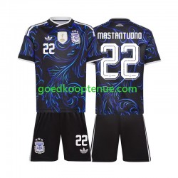 Uit Tenue van Argentinië Franco Mastantuono 22 Kind 2-13 jaar WK 2026 Korte Mouw