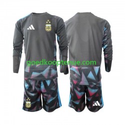 Thuis Tenue van Argentinië Keepersshirt Kind 2-13 jaar WK 2026 Lange Mouw
