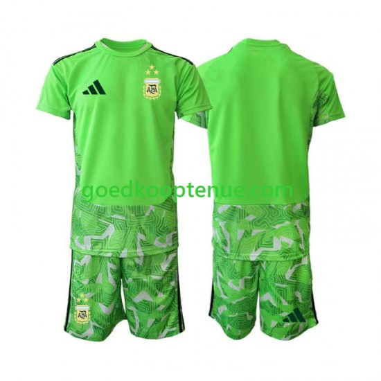 3de Tenue van Argentinië Keepersshirt Kind 2-13 jaar WK 2026 Korte Mouw