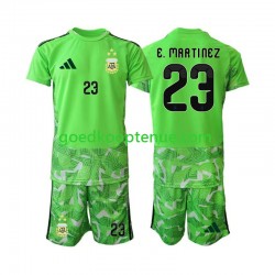 3de Tenue van Argentinië Keepersshirt Emiliano Martinez 23 Kind 2-13 jaar WK 2026 Korte Mouw