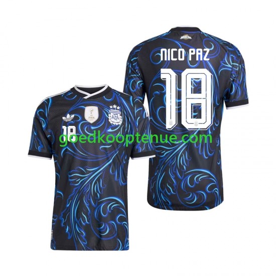 Uit Tenue van Argentinië Nico Paz 18 Heren WK 2026 Korte Mouw