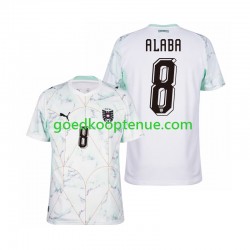 Uit Tenue van Oostenrijk David Alaba 8 Heren WK 2026 Korte Mouw