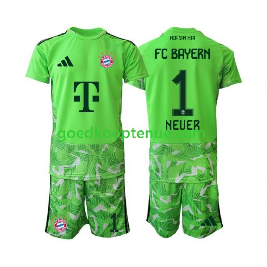 Thuis Tenue van FC Bayern München Keepersshirt Manuel Neuer 1 Kind 2-13 jaar 2026-27 Korte Mouw