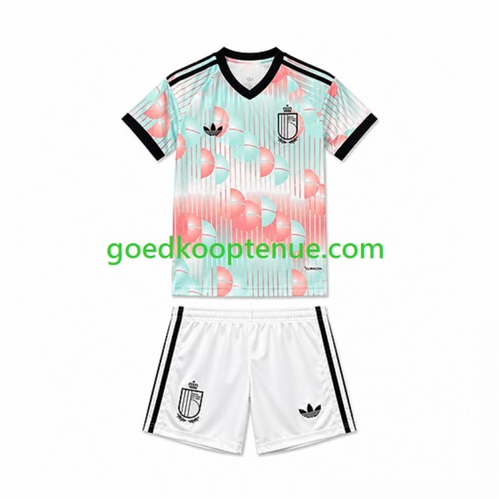 Uit Tenue van België Kind 2-13 jaar WK 2026 Korte Mouw