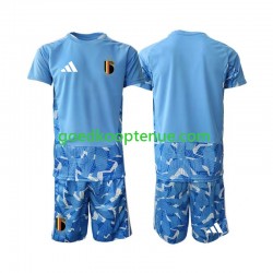 Thuis Tenue van België Keepersshirt Kind 2-13 jaar WK 2026 Korte Mouw