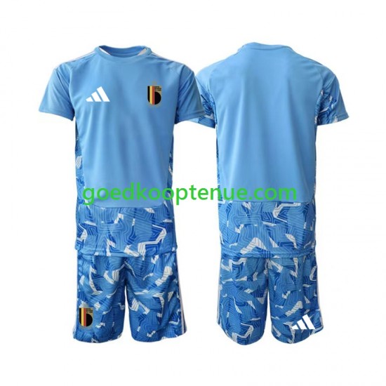Thuis Tenue van België Keepersshirt Kind 2-13 jaar WK 2026 Korte Mouw