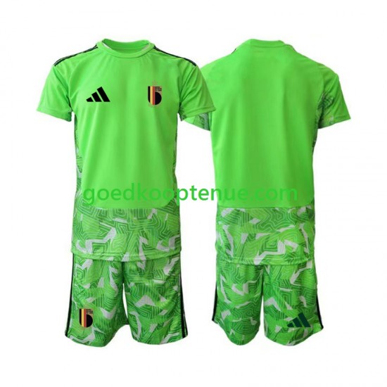 3de Tenue van België Keepersshirt Kind 2-13 jaar WK 2026 Korte Mouw