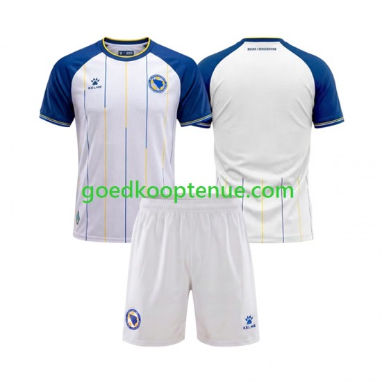 Uit Tenue van Bosnië-Herzegovina Kind 2-13 jaar WK 2026 Korte Mouw