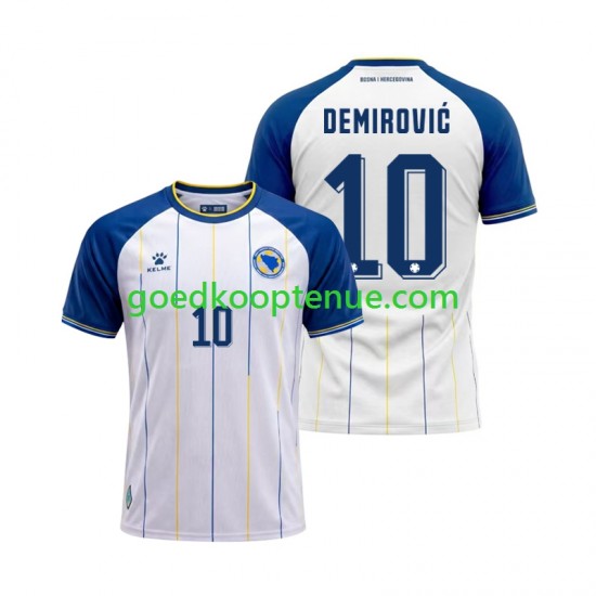 Uit Tenue van Bosnië-Herzegovina Ermedin Demirovic 10 Heren WK 2026 Korte Mouw