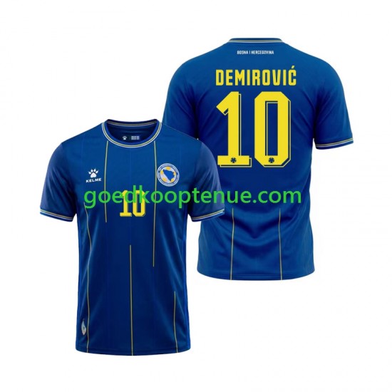 Thuis Tenue van Bosnië-Herzegovina Ermedin Demirovic 10 Heren WK 2026 Korte Mouw