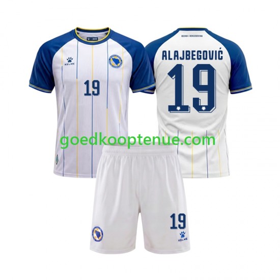 Uit Tenue van Bosnië-Herzegovina Kerim Alajbegovic 19 Kind 2-13 jaar WK 2026 Korte Mouw