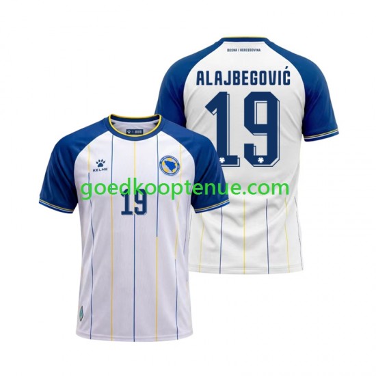 Uit Tenue van Bosnië-Herzegovina Kerim Alajbegovic 19 Heren WK 2026 Korte Mouw