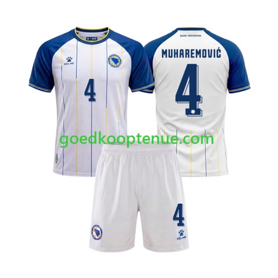 Uit Tenue van Bosnië-Herzegovina Tarik Muharemovic 4 Kind 2-13 jaar WK 2026 Korte Mouw