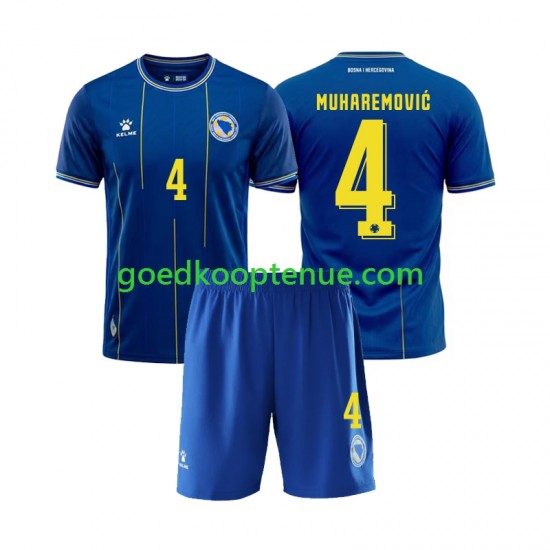 Thuis Tenue van Bosnië-Herzegovina Tarik Muharemovic 4 Kind 2-13 jaar WK 2026 Korte Mouw