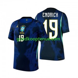 Uit Tenue van Brazilië Endrick 19 Heren WK 2026 Korte Mouw