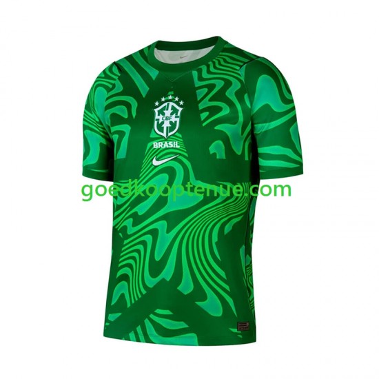 Uit Tenue van Brazilië Keepersshirt Heren WK 2026 Korte Mouw