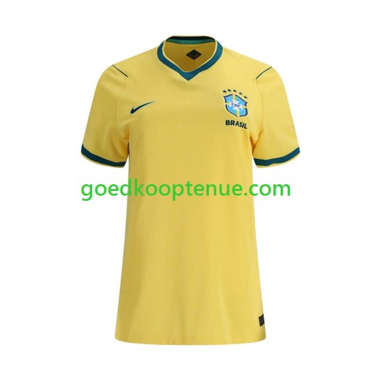 Thuis Tenue van Brazilië Dames WK 2026 Korte Mouw