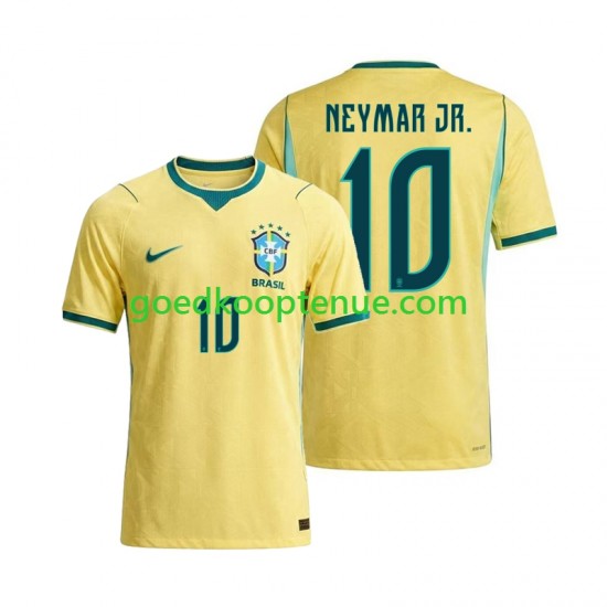 Thuis Tenue van Brazilië Neymar JR 10 Heren WK 2026 Korte Mouw