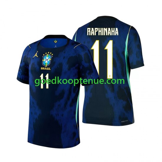 Uit Tenue van Brazilië Raphinha 11 Heren WK 2026 Korte Mouw