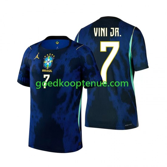 Uit Tenue van Brazilië Vinicius Junior 7 Heren WK 2026 Korte Mouw
