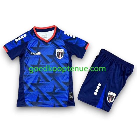 Thuis Tenue van Cape Verde Kind 2-13 jaar WK 2026 Korte Mouw