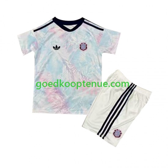 Uit Tenue van Costa Rica Kind 2-13 jaar 2026 Korte Mouw